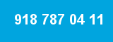 918 787 04 11